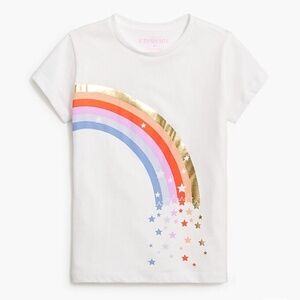 Crewcuts Girls rainbow stars graphic tee